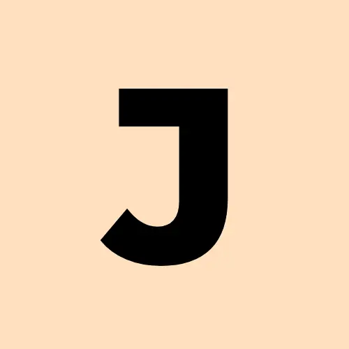 Avatar d'un utilisateur, représenté par la lettre J sur fond beige
