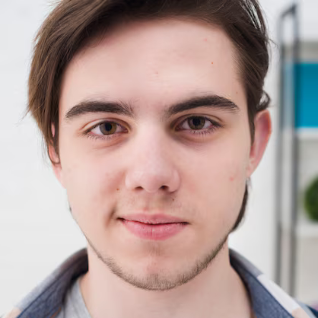 Image d'un hommes de 20 ans pour une photo de profil