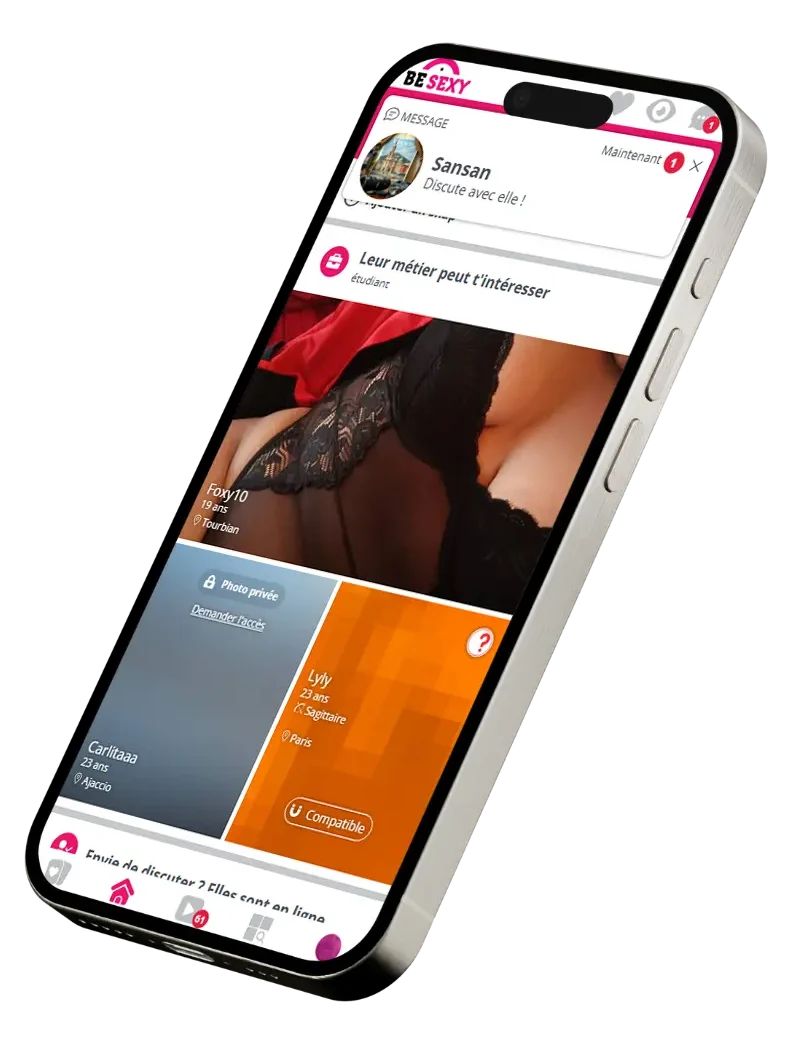 BeSexy : une plateforme sensuelle et fluide pour multiplier les rencontres coquines rapidement.