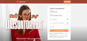 Notre avis sur LiaisonTorride : aperçu de la page d’inscription du site de rencontres