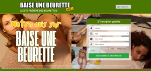 Notre avis sur Baise une Beurette : page d’inscription et interface du site