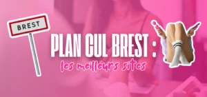 Illustration d’un guide sur les meilleurs sites de plan cul à Brest avec un visuel rose affichant “Plan cul Brest : les meilleurs sites”, mettant en avant les rencontres coquines locales et rapides dans la région brestoise.