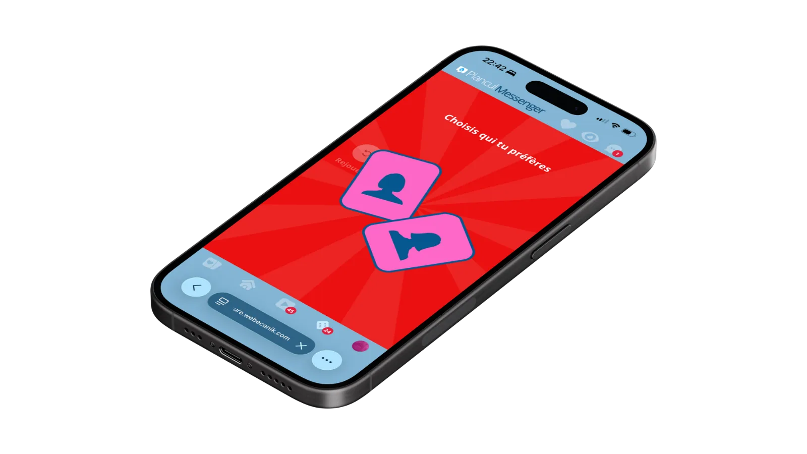 Recherche de profils et messagerie sur Plancul Messenger