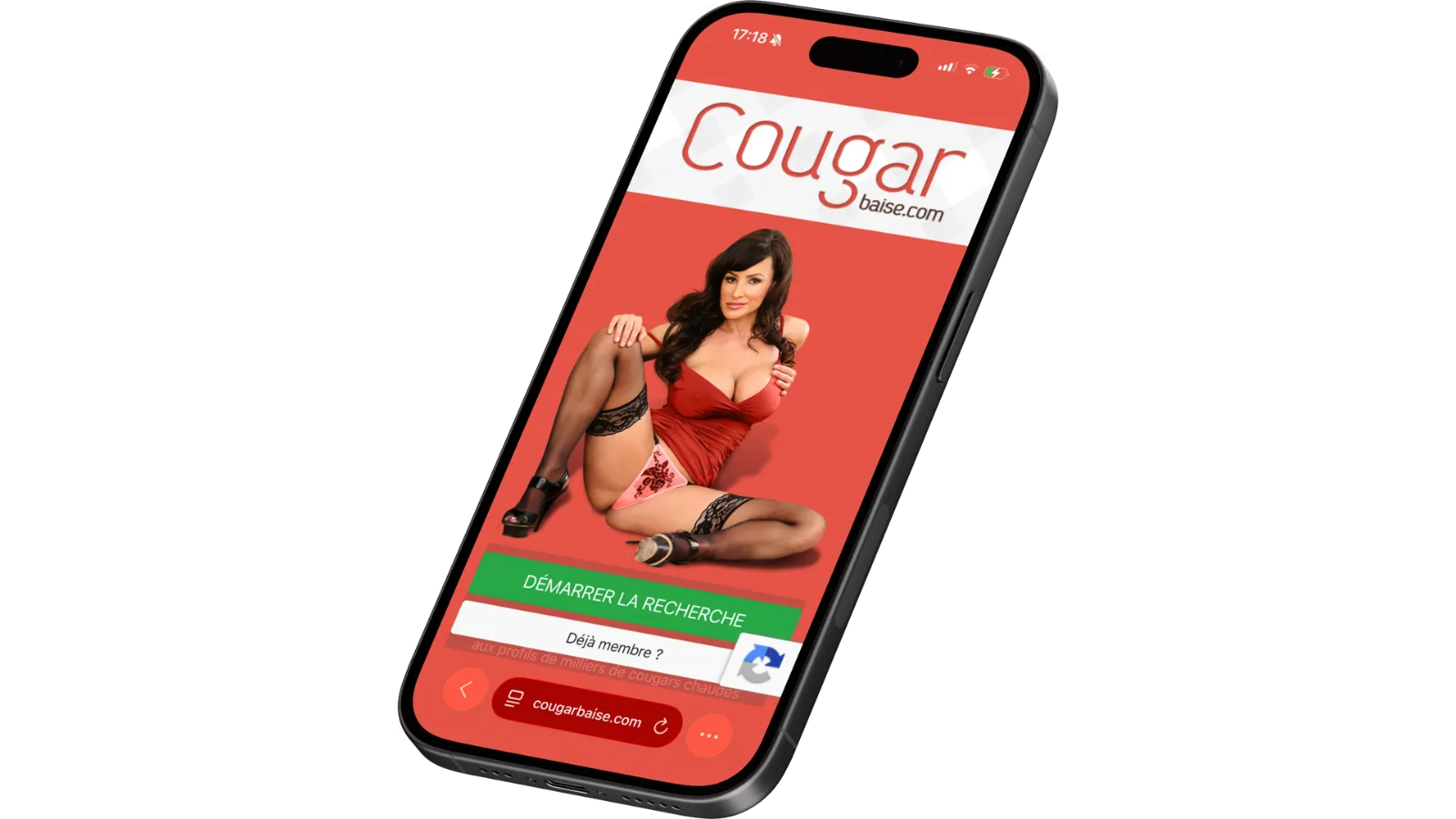 Page d'accueil de Cougar Baise