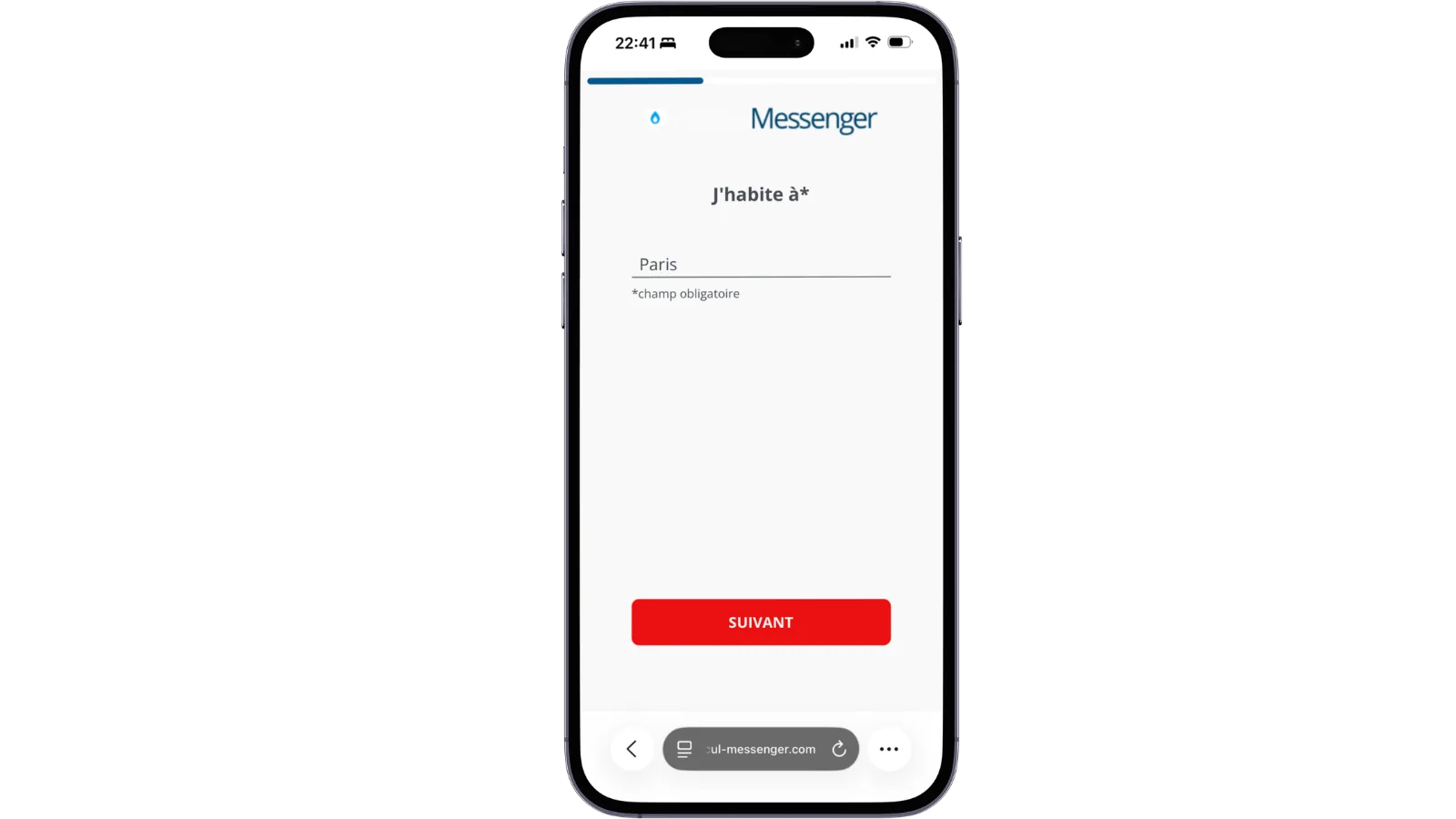 Inscription et création de profil sur Plancul Messenger