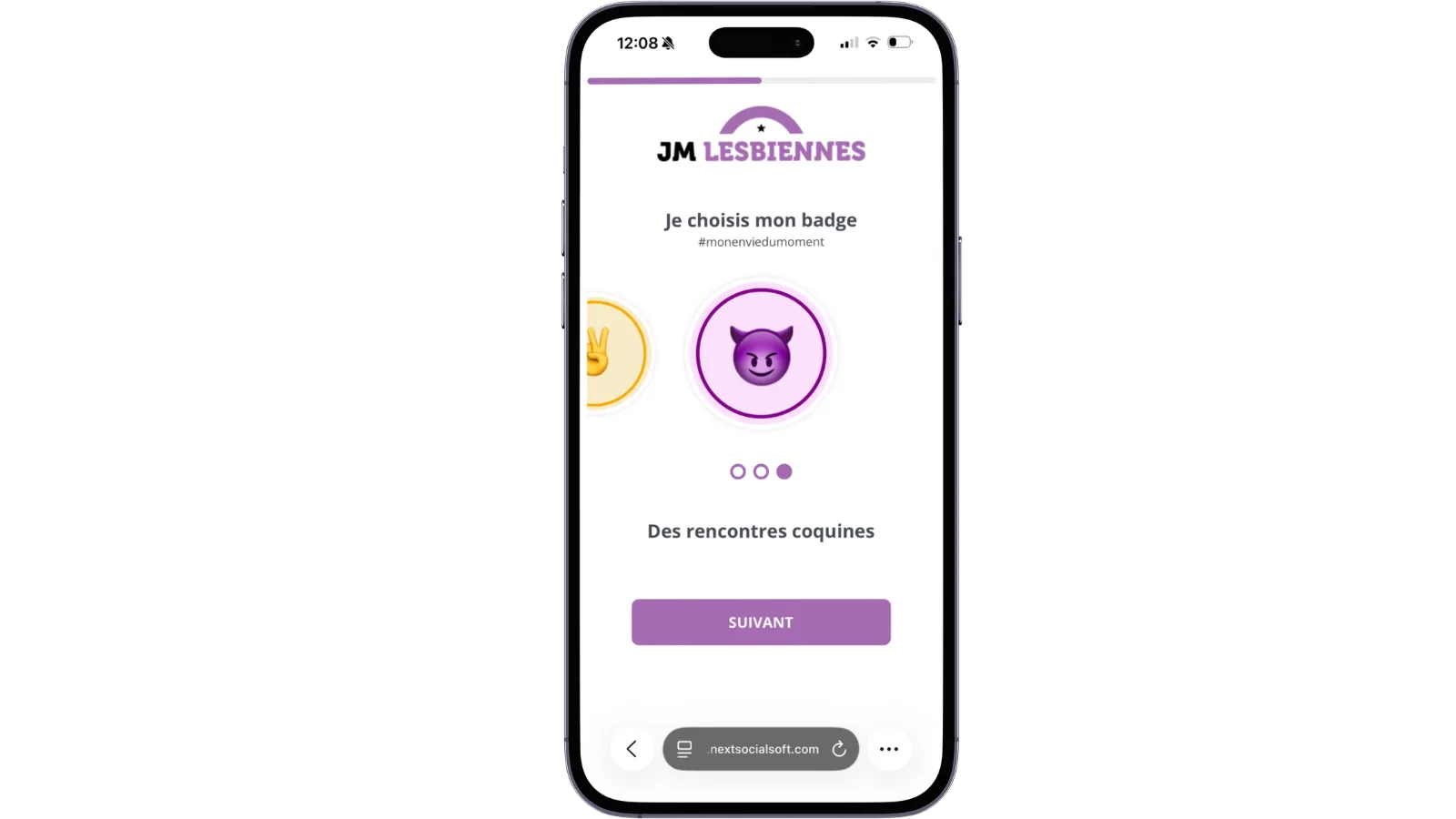 Inscription et création de profil sur JM Lesbiennes